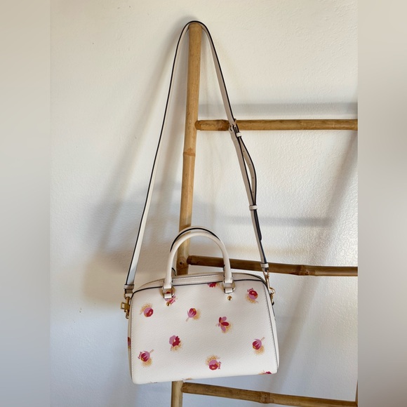 Coach Rowan Satchel with a pop floral print - Picture 7 of 10